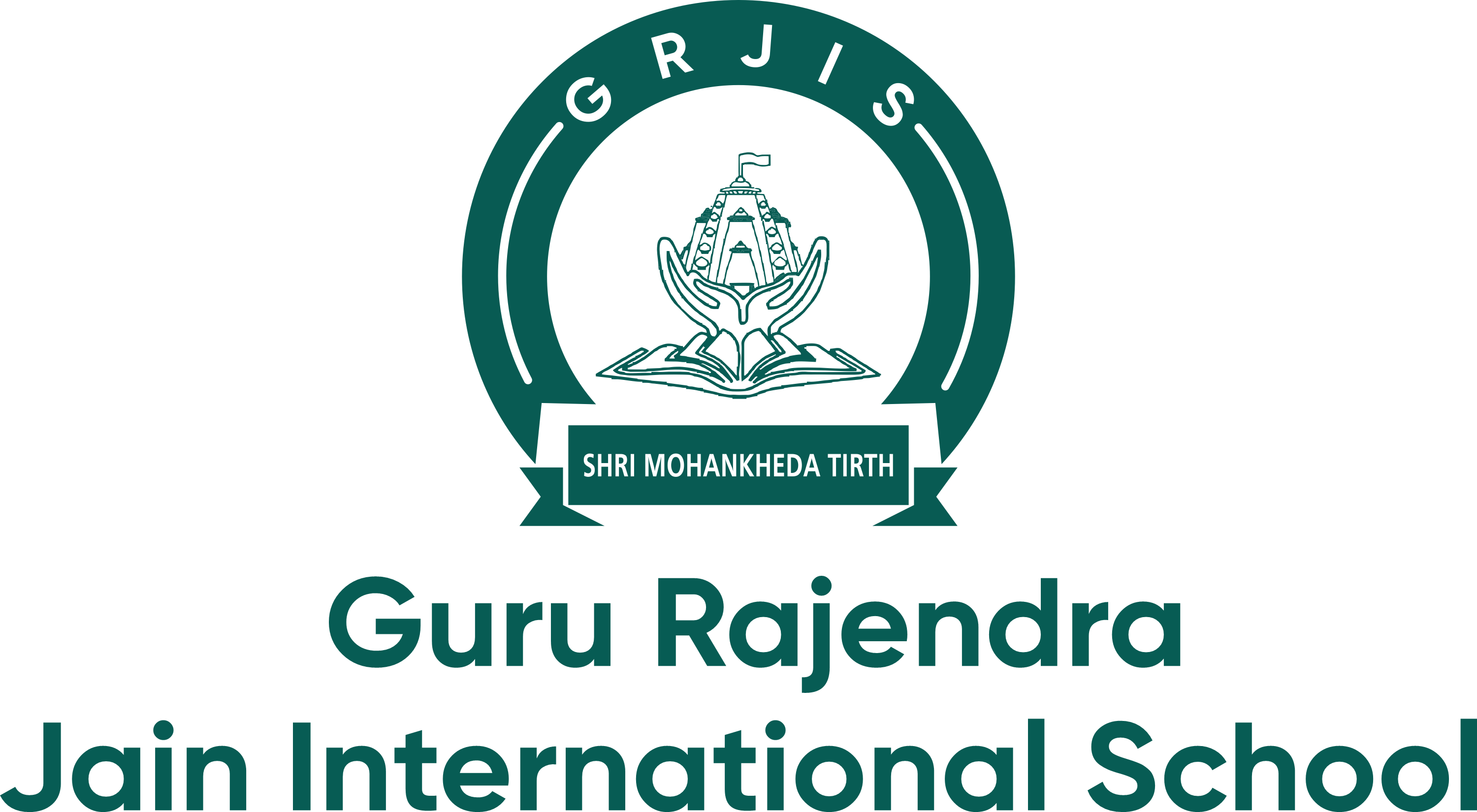 Guru Rajendra Jain International School emblem